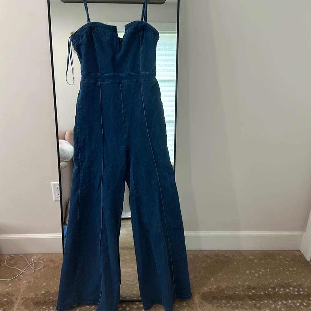 Pants Store denim jumpsuit